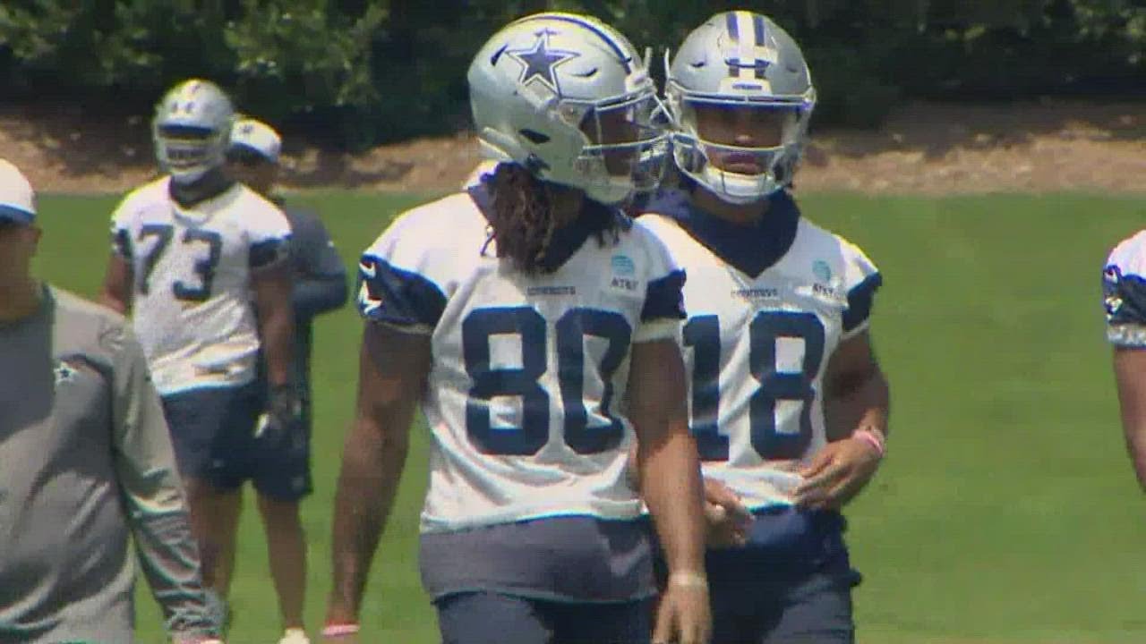 Micah Parsons in attendance at Dallas Cowboys' first voluntary OTA