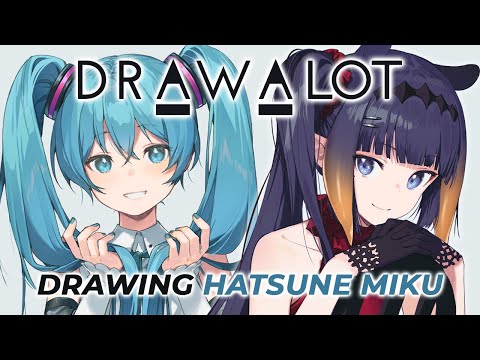 「DAL ITEMS Vol.1」DRAW A LOT × 初音ミク Art  by Ninomae Ina’nis(hololive EN) Supported by Wacom/CLIP STUD