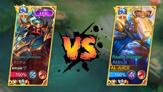 GLOBAL ALDOUS MET GLOBAL ALPHA IN SOLO RANKED!! (Who will win?)