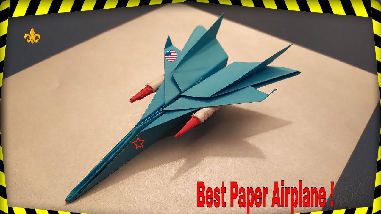 how to make a paper airplane youtube