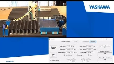 Demo: PLCi .NET Library Control of Sigma Trac II with Sigma-7Siec