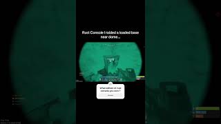 Rust Console I raided a loaded base near dome…#shorts #rust #rustconsole