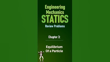 Evenwicht van deeltjes (overzichtsproblemen) - Hibbeler #shorts #engineering