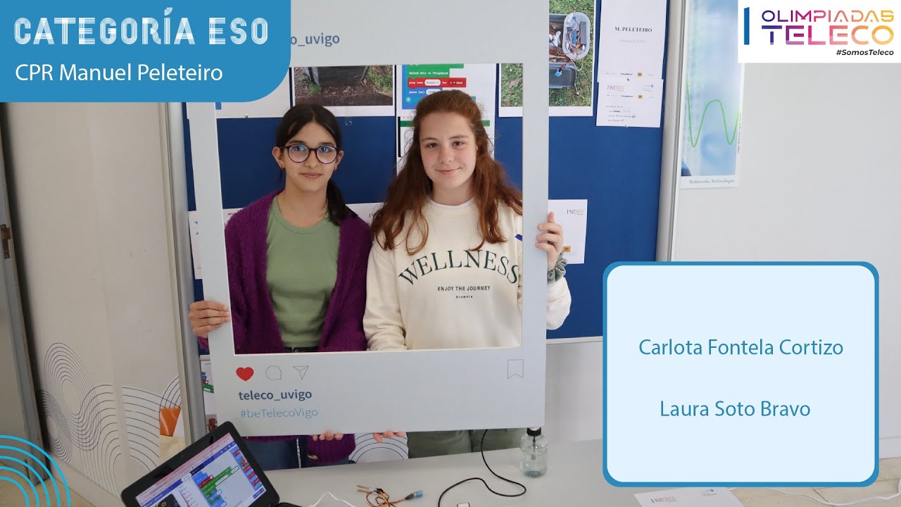 Proyecto de estudiantes del colegio Peleteiro para las Olimpiadas Teleco 23