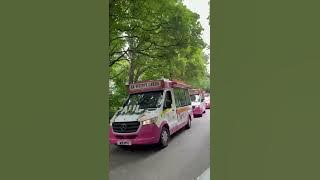 Mr Whippy ice cream vans funeral cortege playing greensleeves chime