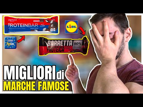 BARRETTE PROTEICHE LIDL e EUROSPIN migliori di MARCHE FAMOSISSIME? 😂