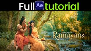 Ramayan 3D Poster Animation in After Effects |  Motion Graphics Tutorial