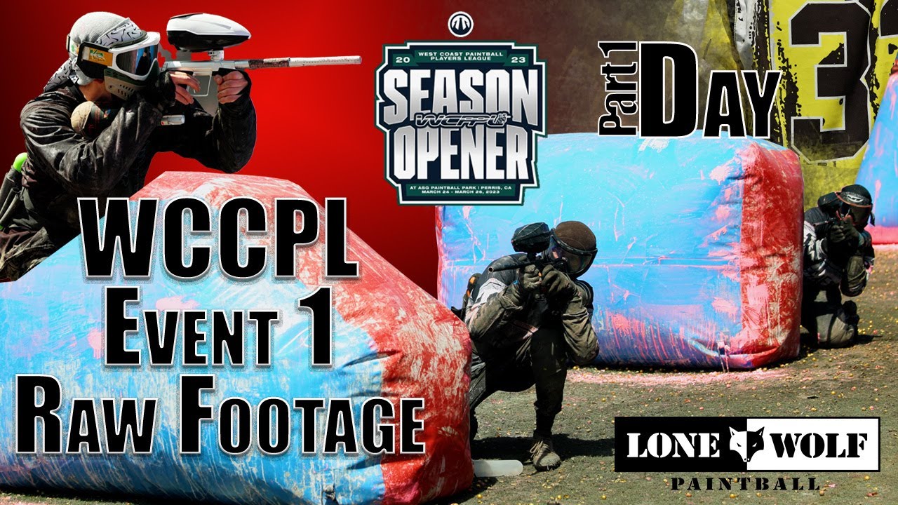 2023 WCPPL Season Opener Day 3 Part 1 Raw Footage Lone Wolf Paintball