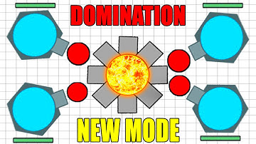 New Game Mode "Domination" In Diep.io // Diepio Domination Mode (Awesome Moments in Diep.io)