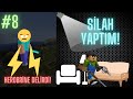 Herobrine 8.Bölüm 2 silah yaptım + Herobrine delirdi!