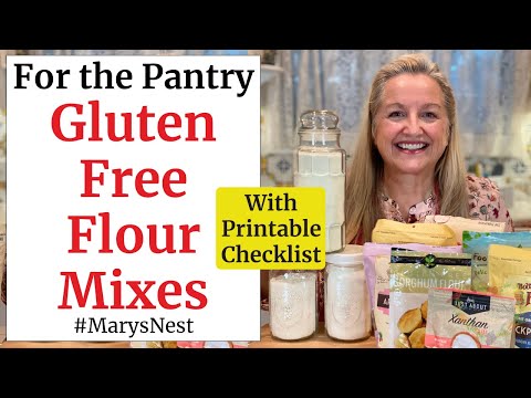 3 Ways to Make Gluten Free Flour Mixes - All Purpose, Whole Grain, and a Cookie Mix