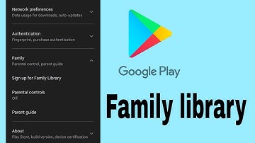 How to sign up for Family library in PlayStore.