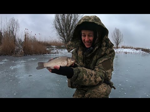 Первый лёд под Новый Год. Зимняя рыбалка