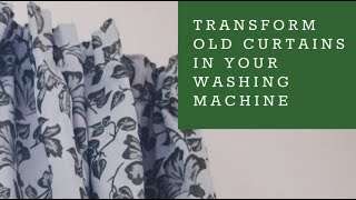 How to Recycle Old Curtains with Fabric Dye