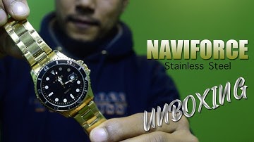 Naviforce Watch Gold | Naviforce Watch Review | Naviforce Watch Time Setting