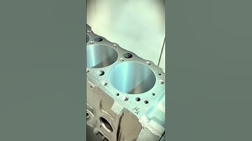 car engine block refinishing process with modern machines #shorts