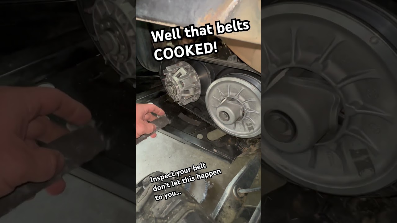 Check your belt before this happens! 