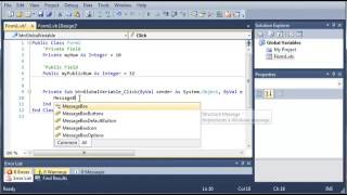 Visual Basic Tutorial   50   Global Variables ‏
