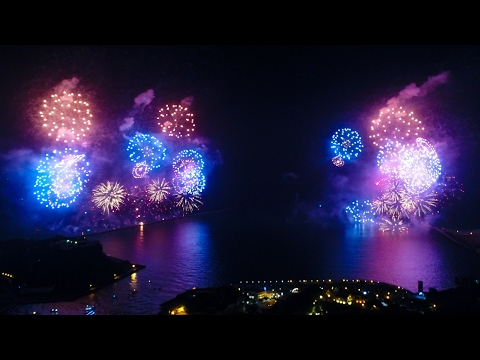 2017高雄燈會 大港花火秀 - 空拍配樂精華版 ( TAIWAN Kaohsiung Lantern Festival)
