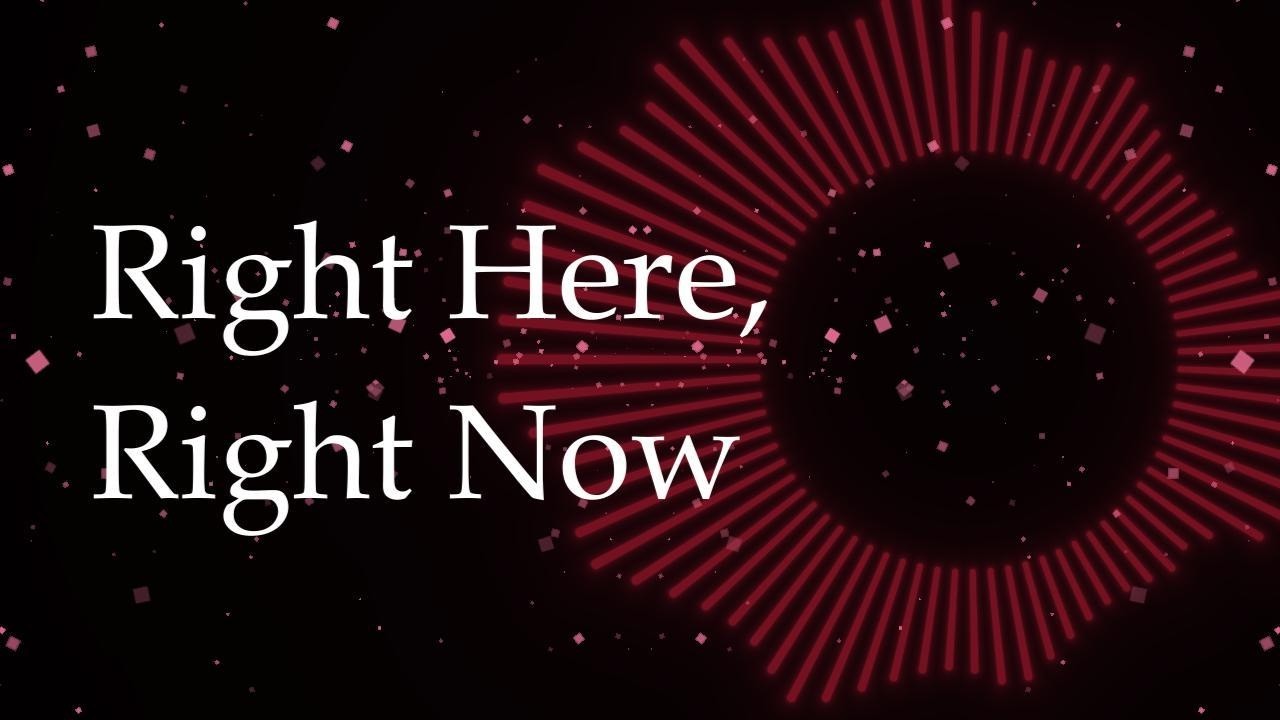 Right Now Visual Right Here, Right Now(full ver. ) lyric video/ Official MV # ...