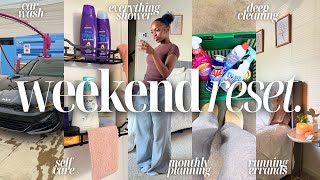 Weekend Reset Vlog ♡ Getting My Life Together, Deep Cleaning, New Month, New Goals, + Self Care!