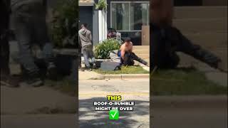 Roof-o-Rumble CHAOS: 3 Eliminations in 30 Seconds! #shorts