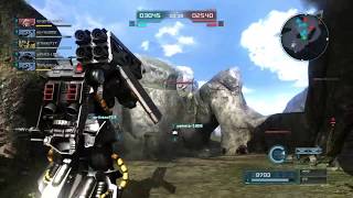 GBO 2: 681 - 地上戰/산악 지대 (중위19/高機動型 Zaku Lv1/간략식 미사일 런처 Lv1)
