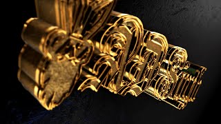 Free Black Gold Intro Template #70 Adobe After Effects Free Download