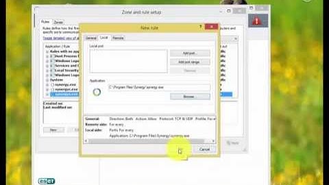 How to setup synergy (mouse and keyboard sharing)- step 4/4
