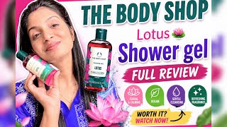 The Body Shop ( LoTus shower gel ) Full Review | @Shiivaniib screenshot 2
