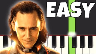 LOKI Main Theme - EASY Piano Tutorial