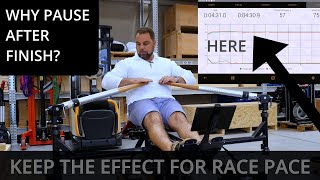 ROWING TECHNIQUE: WHY PAUSING AFTER THE FINISH MAKES A LOT OF SENSE (at low steady state)