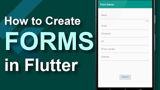 How to create and validate forms in Flutter