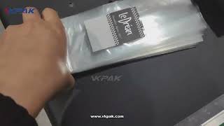 VK-FPL-S Automatic Soft Plastic Bag Pouch Flat Labeling Machine With Suction Cup Feeder screenshot 1