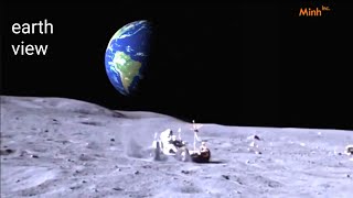 Earth from Moon | Python-OpenGL | MinhInc | Nov 2023