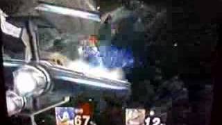 Sonic (me) vs. Fox (Lv. 9 CPU)