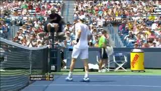 Andy Murray Wins Hot Shot Rally In 2011 Cincinnati Final