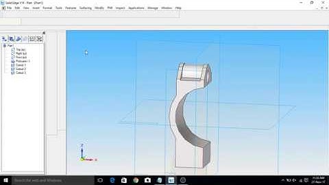 Connecting rod in solid edge
