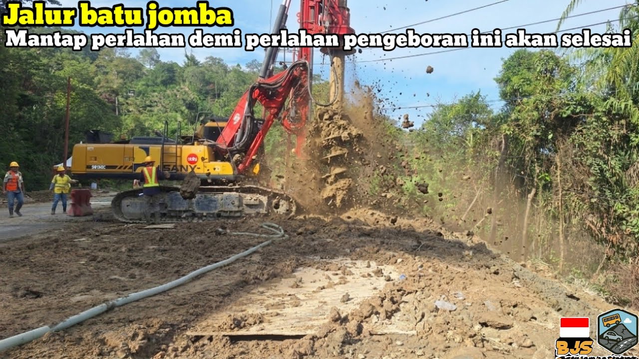 Jalur batu jomba‼️Mantap perlahan demi perlahan pengeboran ini akan selesai 
