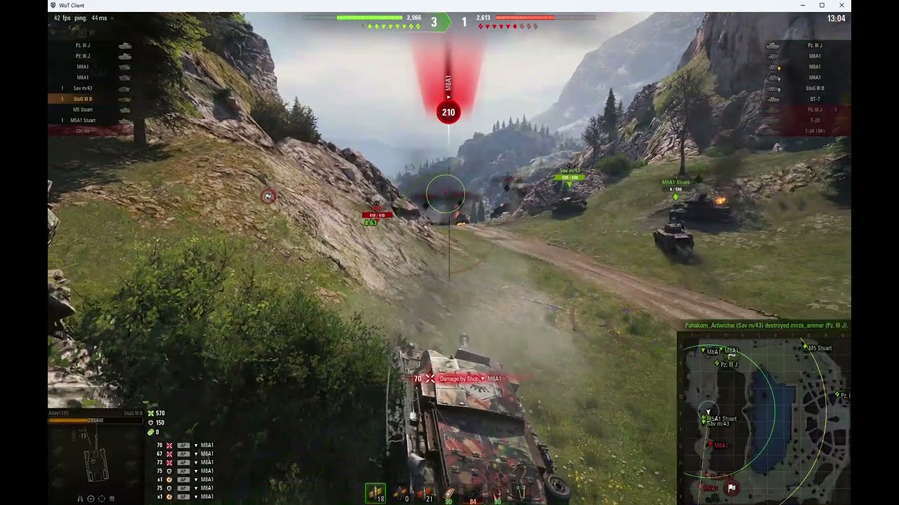 #Wot #เกมรถถัง  StuG III G Epic Battle – 3446 dmg, 3 Kills, 1572/1327