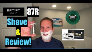 Parker 87R Razor Shave Review 4K
