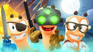 картинка: САМАЯ ВЕСЕЛАЯ ИГРА С ДРУЗЬЯМИ! - Worms W.M.D