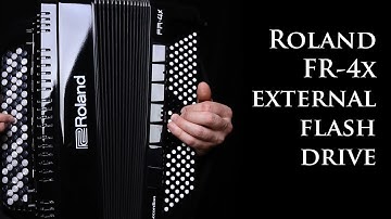 Accordion Roland FR-4x - external flash drive (Day#9)