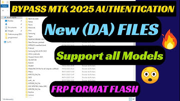MTK auth bypass tool | Mediatek Flash Format All Chipset 2025 v18 v5 V6 | disable DA file (or auth)