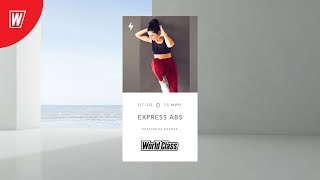 EXPRESS ABS с Екатериной Ковпак | 7 июня 2024 | Онлайн-тренировки World Class