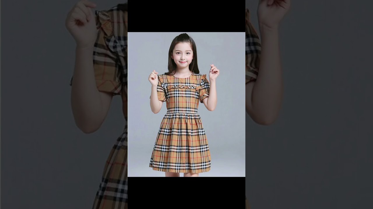 latest check print dress ideas