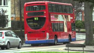 First & Metroline buses, Enfield, 20th Jan 2012