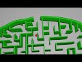 Solving brain maze #cg #3d #animation #blender3d