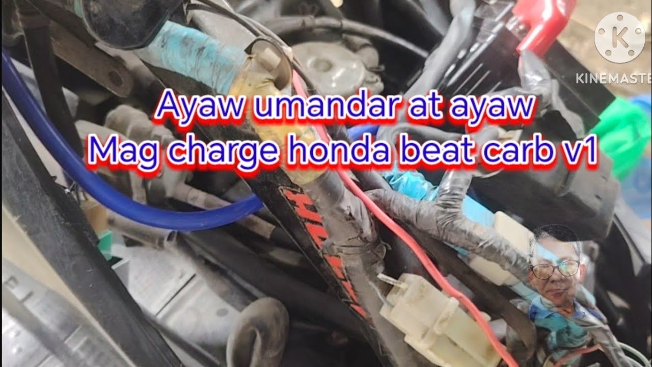 Honda beat carb type v1 ayaw umandar at ayaw mag charge #repair