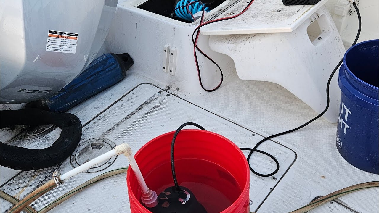 How I flush my boat engine - YouTube